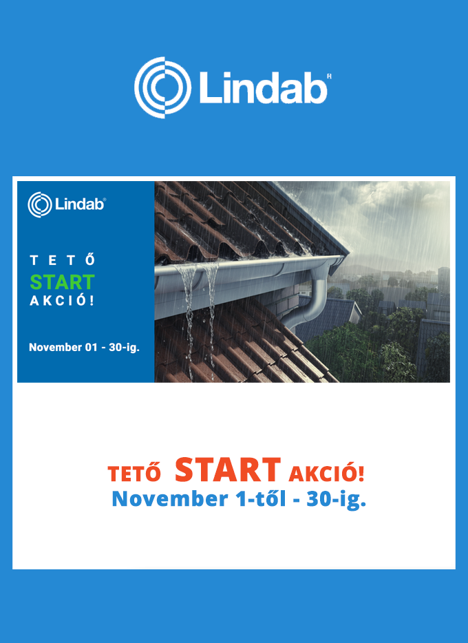 Lindab Komplett tető Start akció