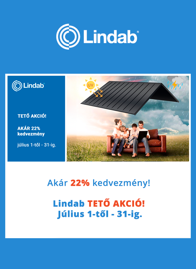 Lindab Komplett tető akció