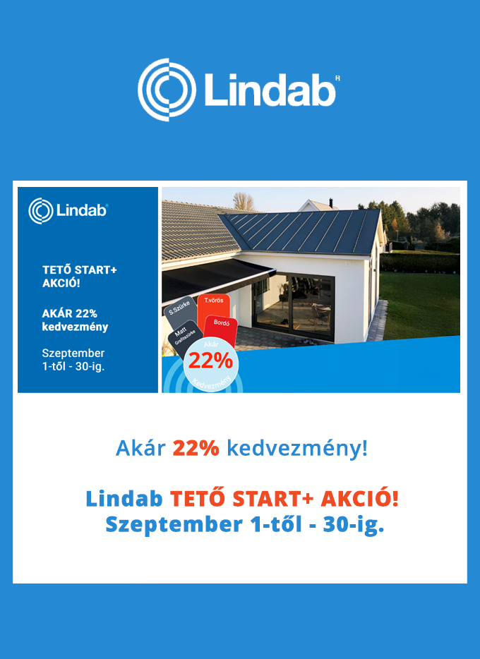 Lindab Komplett tető Start akció