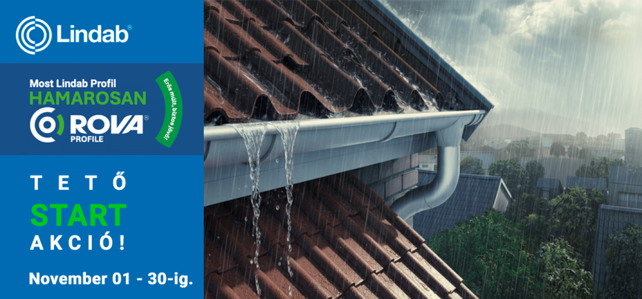 Lindab Komplett tető Start akció